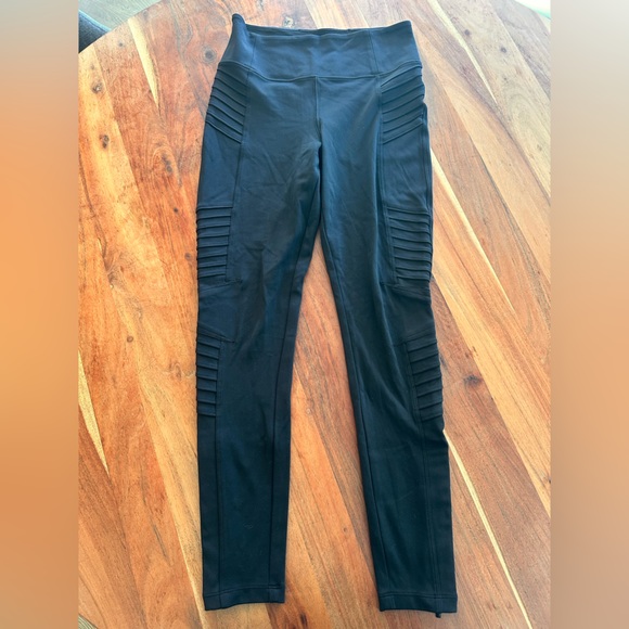 Athleta Black Delancey Moto Tight - Picture 1 of 6